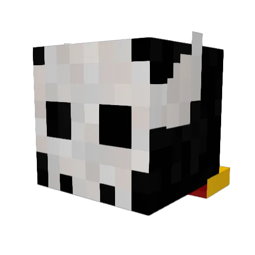 LaBred Minecraft avatar head, 3D render