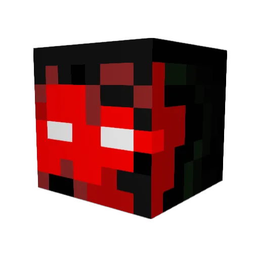LaCaPone12 Minecraft avatar head, 3D render