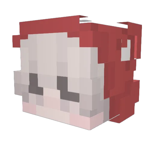 LaCho7_ Minecraft avatar head, 3D render