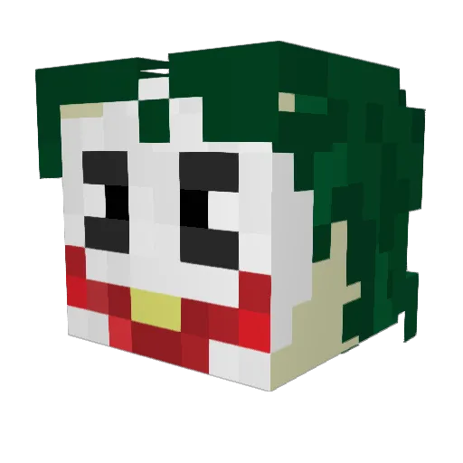 LaCroix3 Minecraft avatar head, 3D render
