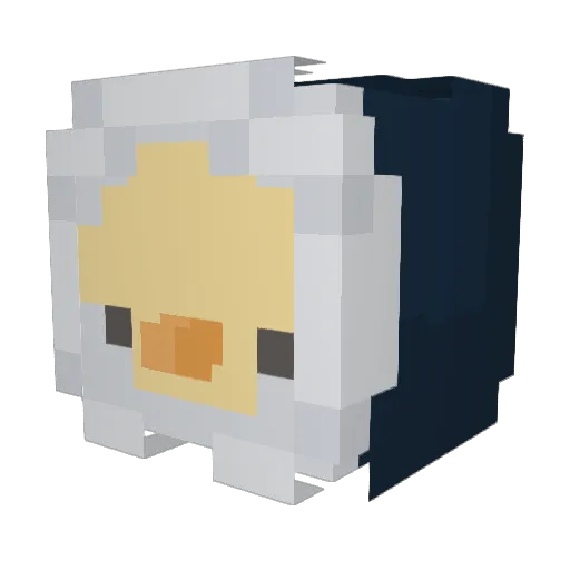 LaDrogadicta_ Minecraft avatar head, 3D render