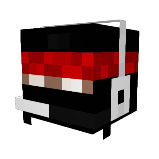 LaGGeRRFeeD Minecraft avatar head, 3D render