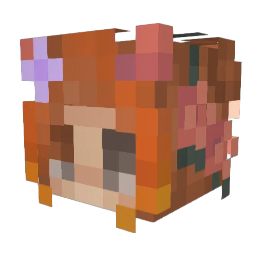 LaGaMeUsE__ Minecraft avatar head, 3D render