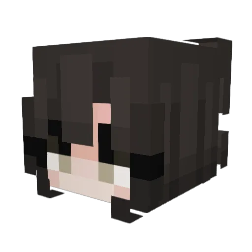 LaGorette Minecraft avatar head, 3D render