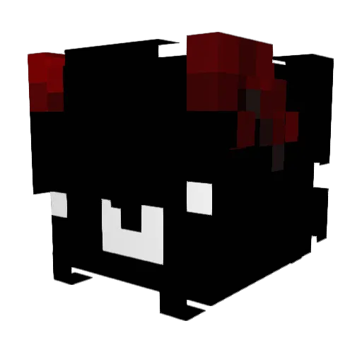 LaGoutDo Minecraft avatar head, 3D render