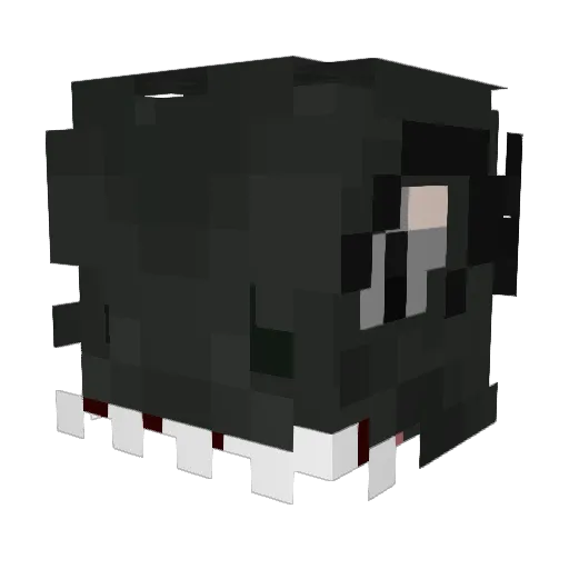 LaGuez_06 Minecraft avatar head, 3D render