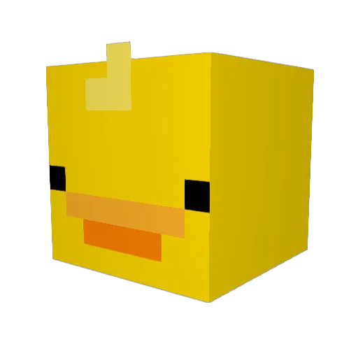 LaK2902 Minecraft avatar head, 3D render