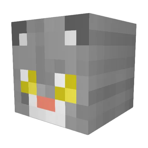 LaLa_No Minecraft avatar head, 3D render
