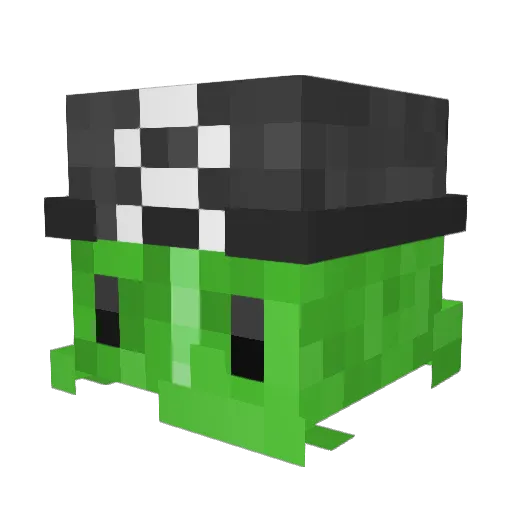 LaLechuga2201 Minecraft avatar head, 3D render