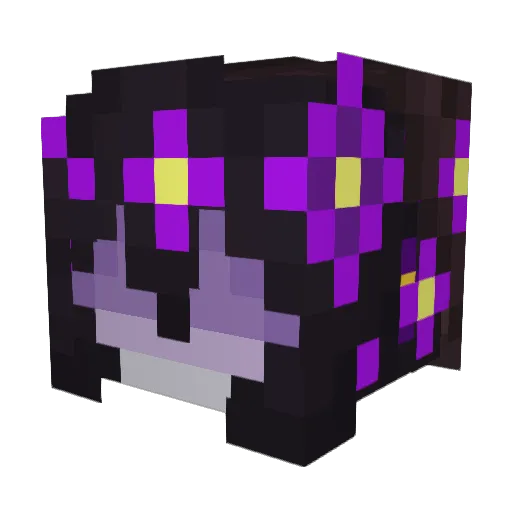 LaLessi Minecraft avatar head, 3D render