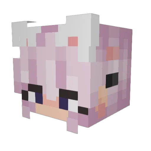LaLi20030 Minecraft avatar head, 3D render