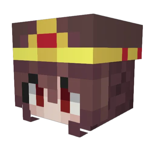 LaLore13 Minecraft avatar head, 3D render