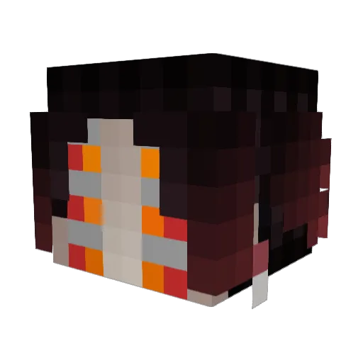 LaMarjackson77 Minecraft avatar head, 3D render