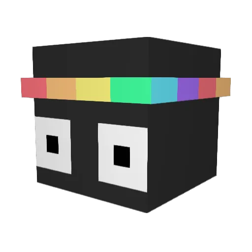 LaMoula2k Minecraft avatar head, 3D render