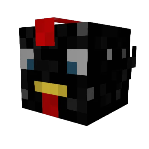 LaP1tade Minecraft avatar head, 3D render
