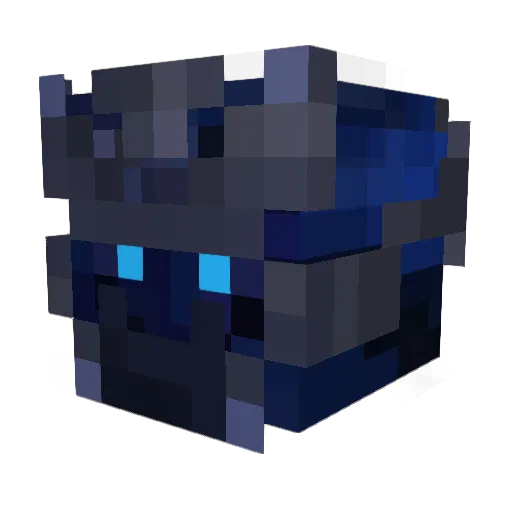 LaPebus Minecraft avatar head, 3D render