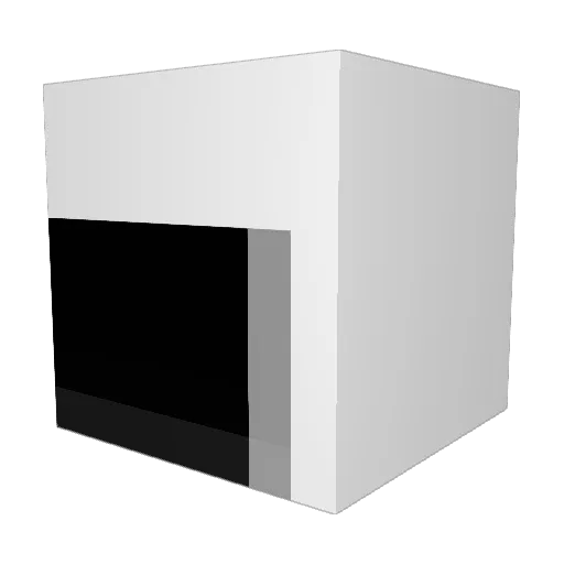 LaQueen0509 Minecraft avatar head, 3D render