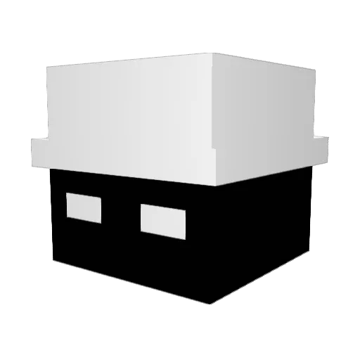 LaRocciah Minecraft avatar head, 3D render