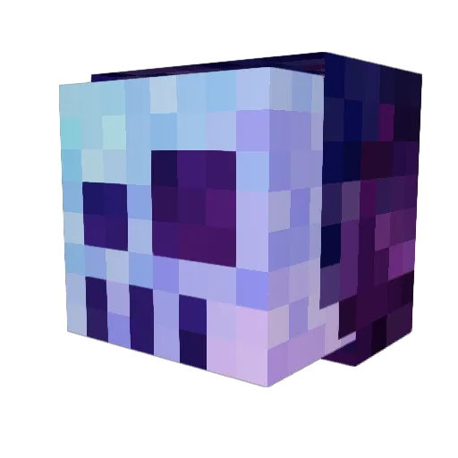 LaSaiaV2 Minecraft avatar head, 3D render