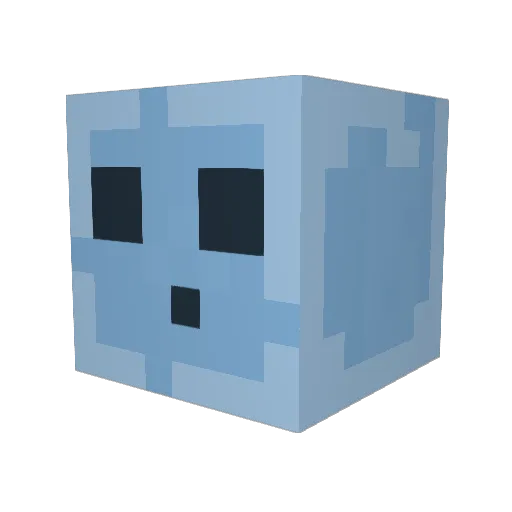 LaScience Minecraft avatar head, 3D render