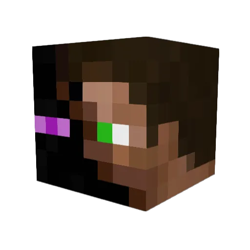 LaSteR44 Minecraft avatar head, 3D render