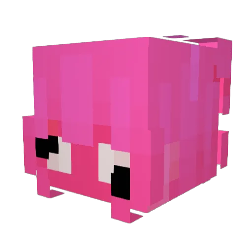 LaVieContinue Minecraft avatar head, 3D render