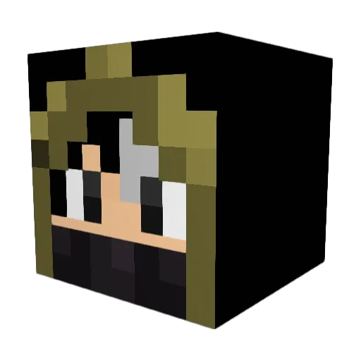 LaVoleuseDeReve Minecraft avatar head, 3D render
