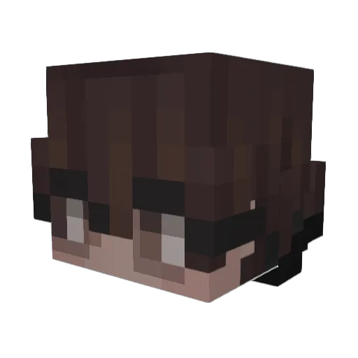La_Ap0lo Minecraft avatar head, 3D render