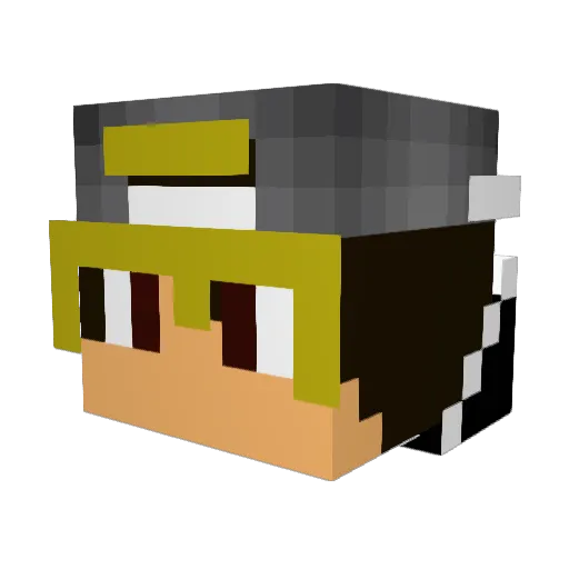 La_Costa Minecraft avatar head, 3D render