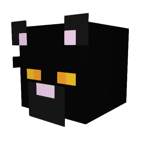 La_Kitty Minecraft avatar head, 3D render