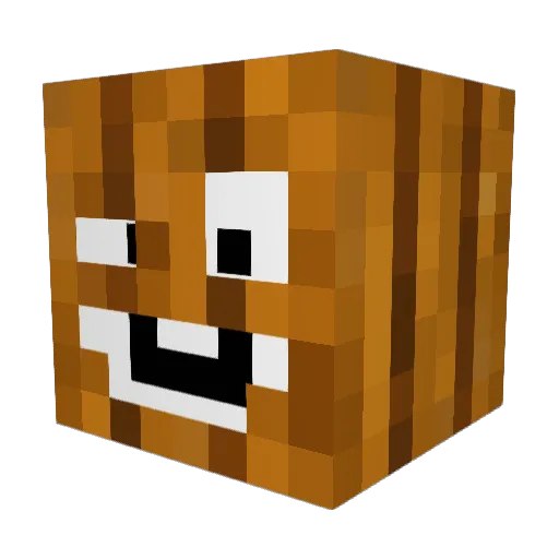 La_Manche Minecraft avatar head, 3D render