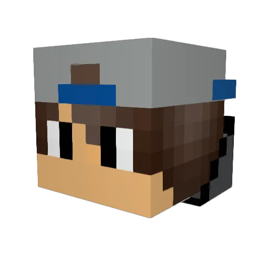 La_Mestyle Minecraft avatar head, 3D render