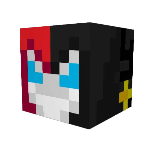 La_Tzar Minecraft avatar head, 3D render