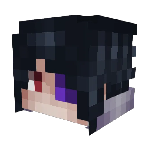 La_carti Minecraft avatar head, 3D render