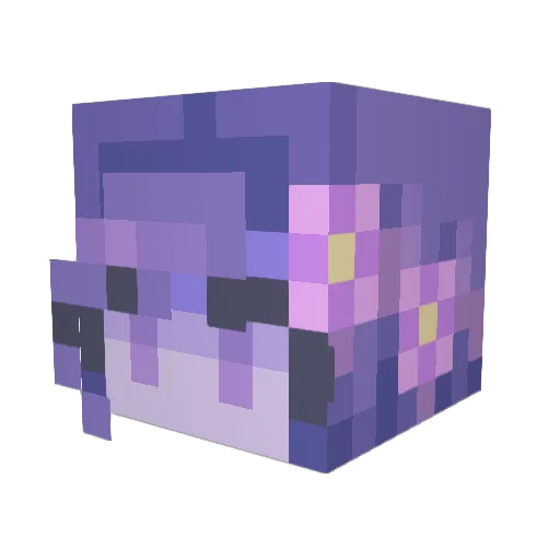 Laaur Minecraft avatar head, 3D render