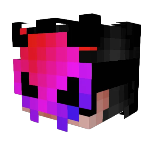 Laay98 Minecraft avatar head, 3D render