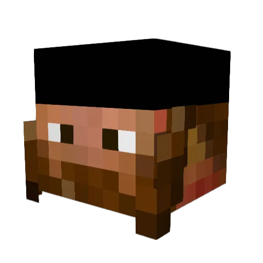 Lab_B203 Minecraft avatar head, 3D render