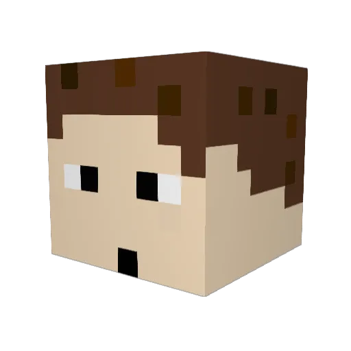 Laberlang_LP Minecraft avatar head, 3D render