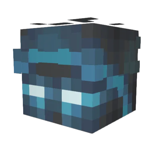 LabradorNachos Minecraft avatar head, 3D render