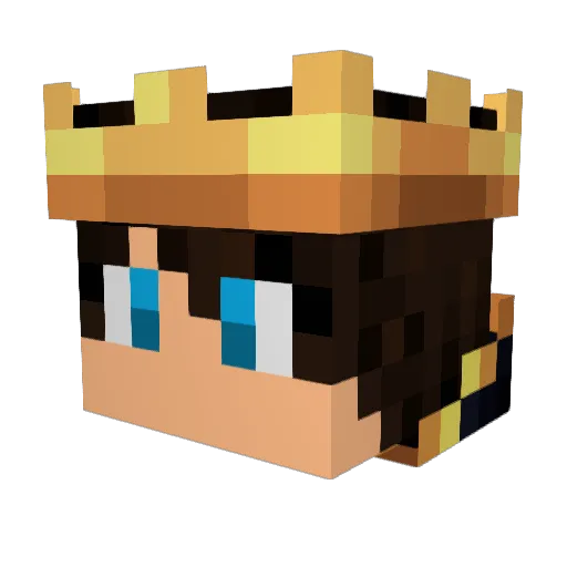 LabworksYT Minecraft avatar head, 3D render