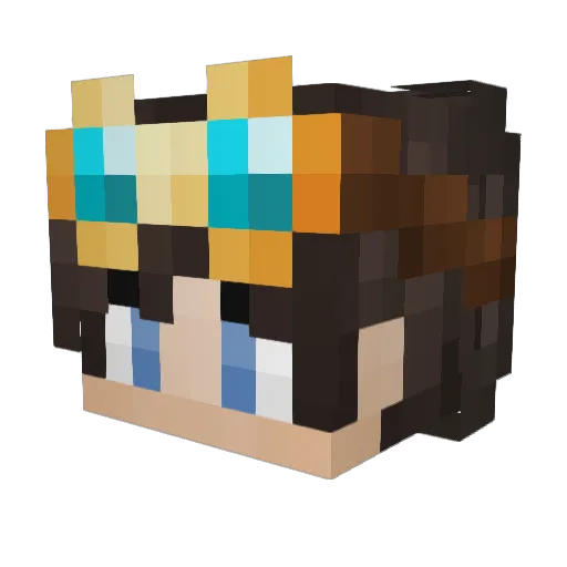 LabyStudio Minecraft avatar head, 3D render