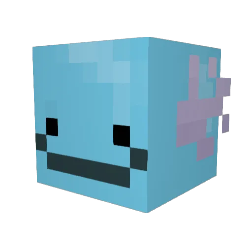 LaceTheCat Minecraft avatar head, 3D render