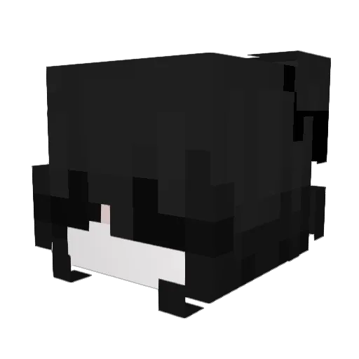 LacedKisses Minecraft avatar head, 3D render