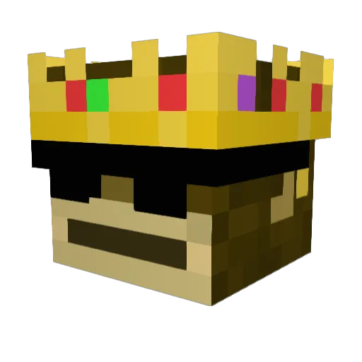 Laceyyyyy Minecraft avatar head, 3D render