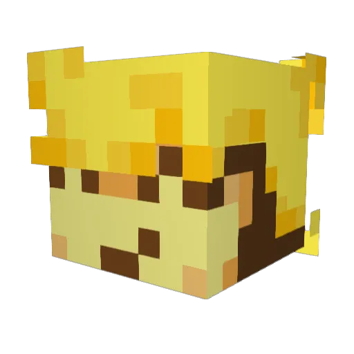 LachaBoi Minecraft avatar head, 3D render
