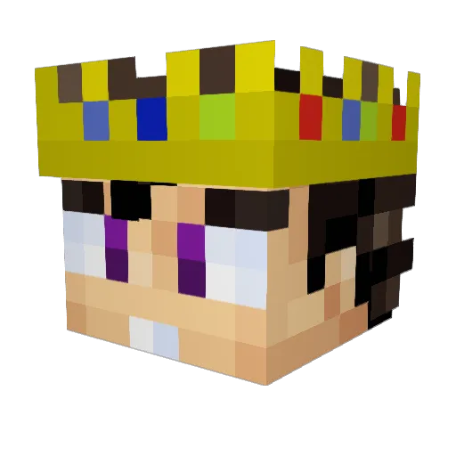Lacharamusca12 Minecraft avatar head, 3D render