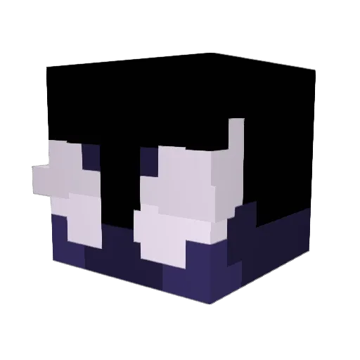 Lachee_06 Minecraft avatar head, 3D render