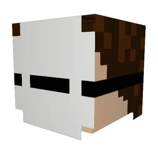 Lachitox10 Minecraft avatar head, 3D render
