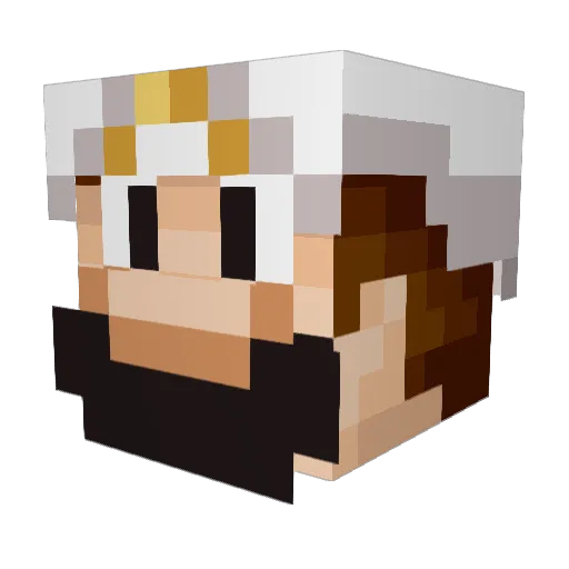 LachlanASmith Minecraft avatar head, 3D render
