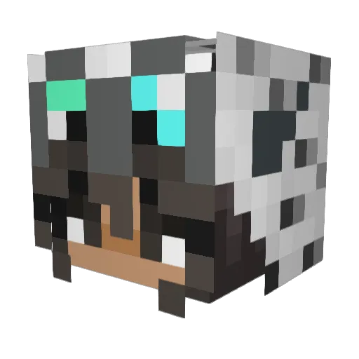 Lachlanx Minecraft avatar head, 3D render